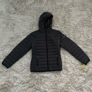 NWT Authentic Michael Kors Grey Packable Jacket Size Medium